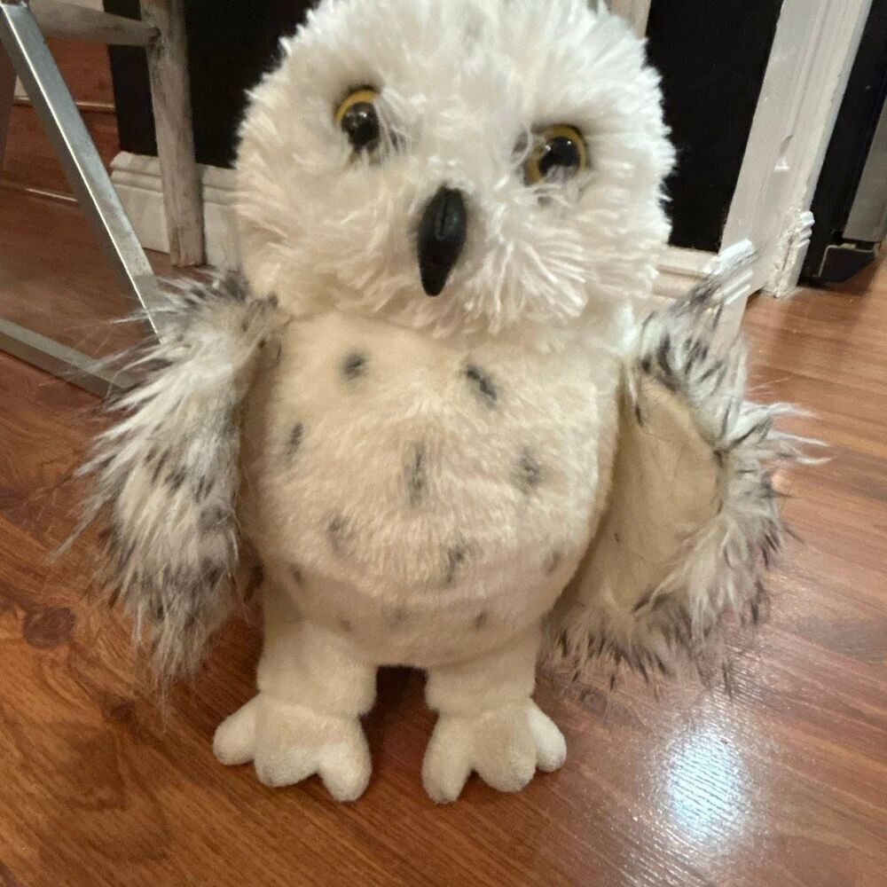 Douglas the cuddle toy snowy owl white owl plush 2018